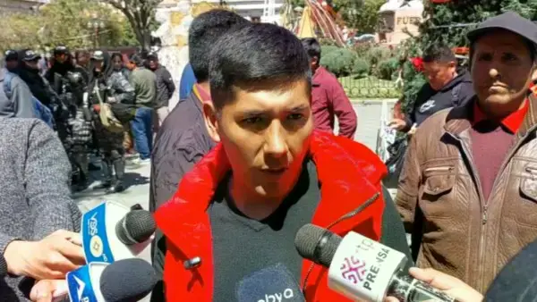 Presidente de Adepcoca, Daynor Choque.