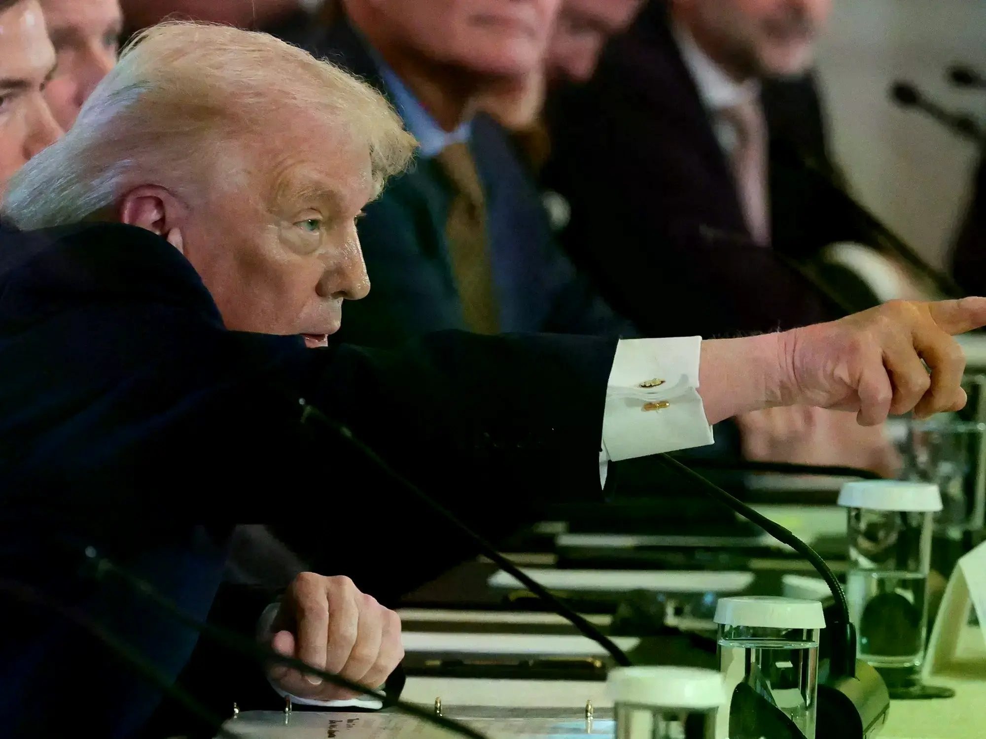 Donald Trump y JD Vance encabezaron la reunión con las petroleras en la Casa Blanca.