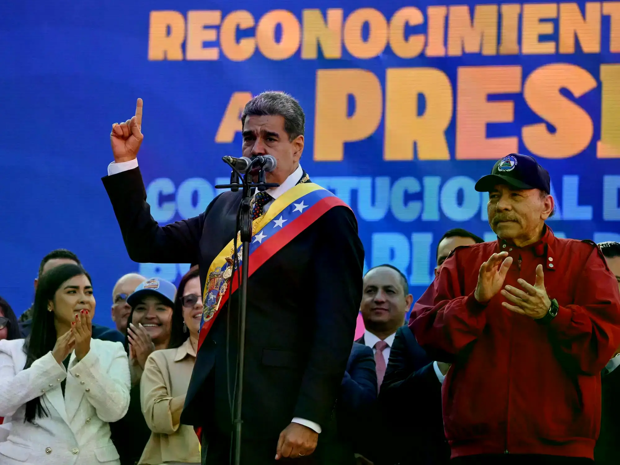 Nicolas Maduro y Daniel Ortega.