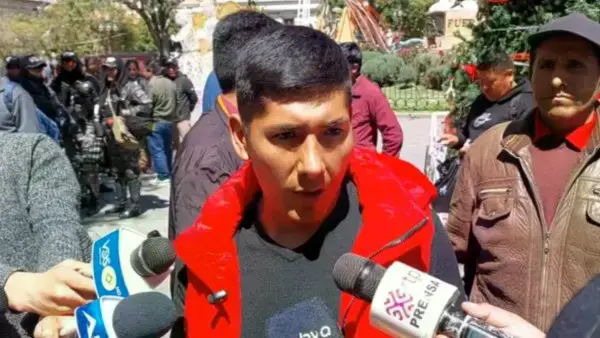 Presidente de Adepcoca, Daynor Choque.