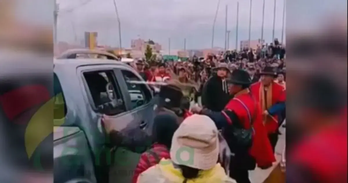 El momento de la agresión.