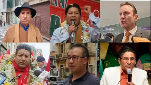 Candidatos habilitados a la Gobernación de La Paz