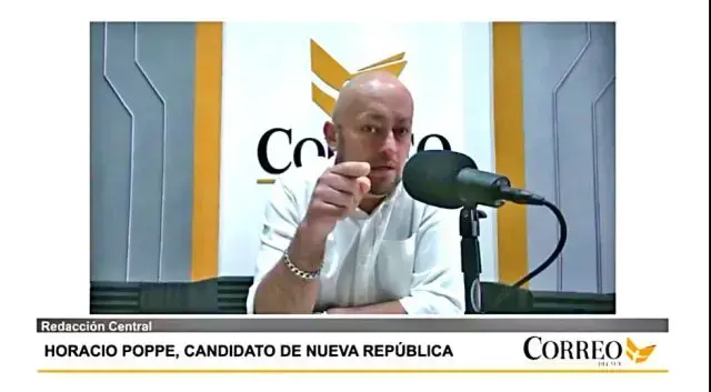 Horacio Poppe, candidato a Alcalde de Sucre, en Correo del Sur Radio.