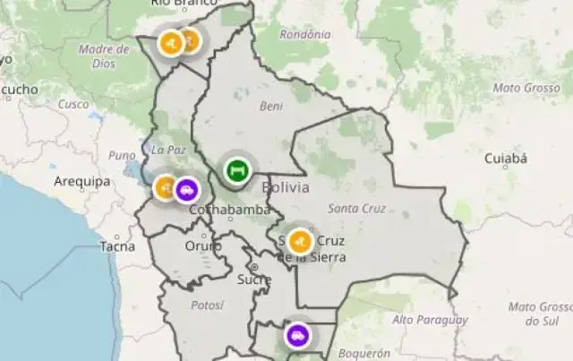 Mapa de transitabilidad de la ABC sin puntos de bloqueo.