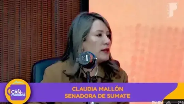 Claudia Mallón, senadora de la alianza APB-Súmate.