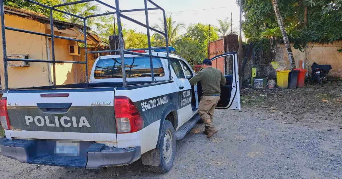 Personal policial investiga el hecho