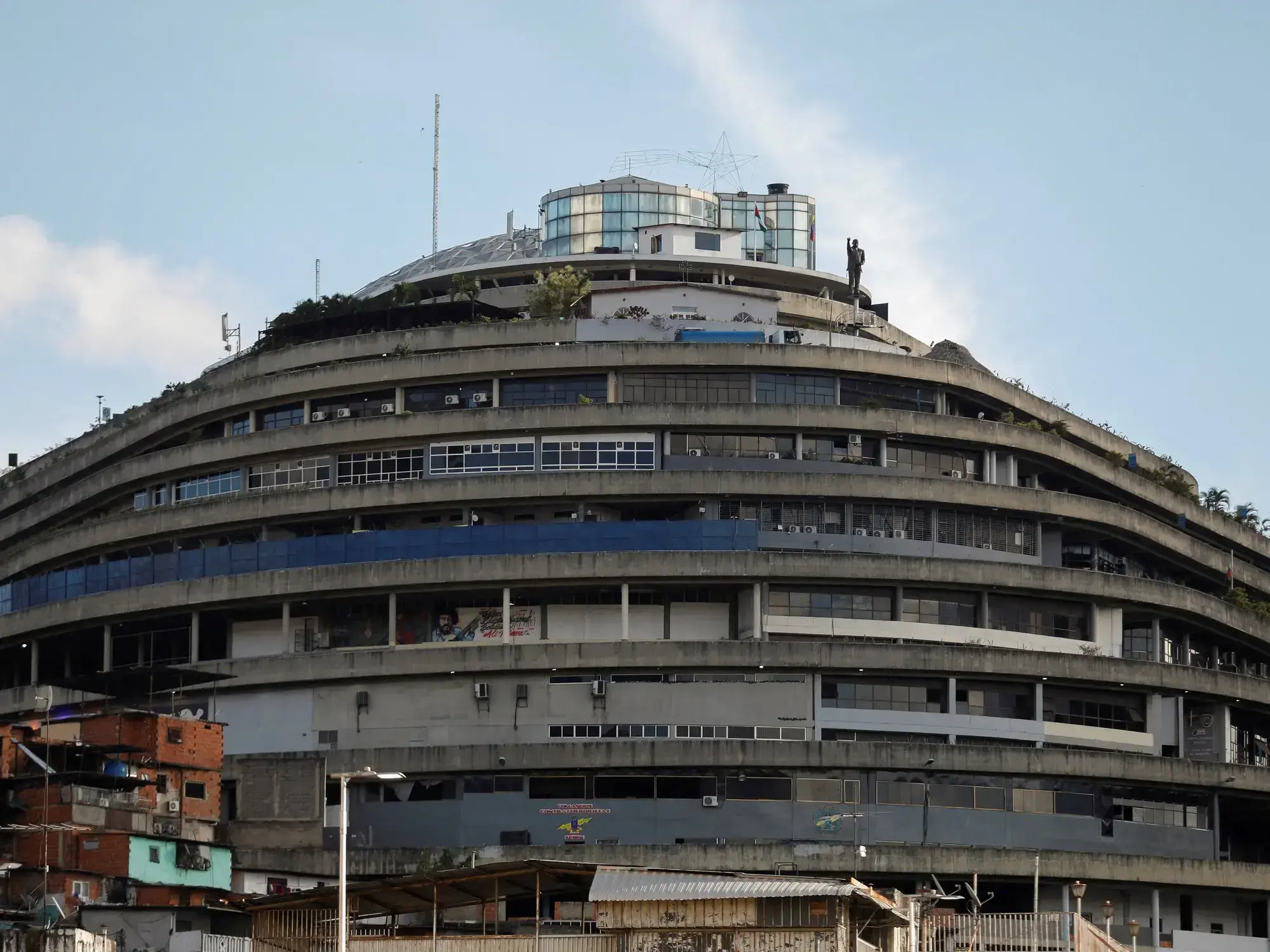 El Helicoide, centro de detención en Caracas, Venezuela.