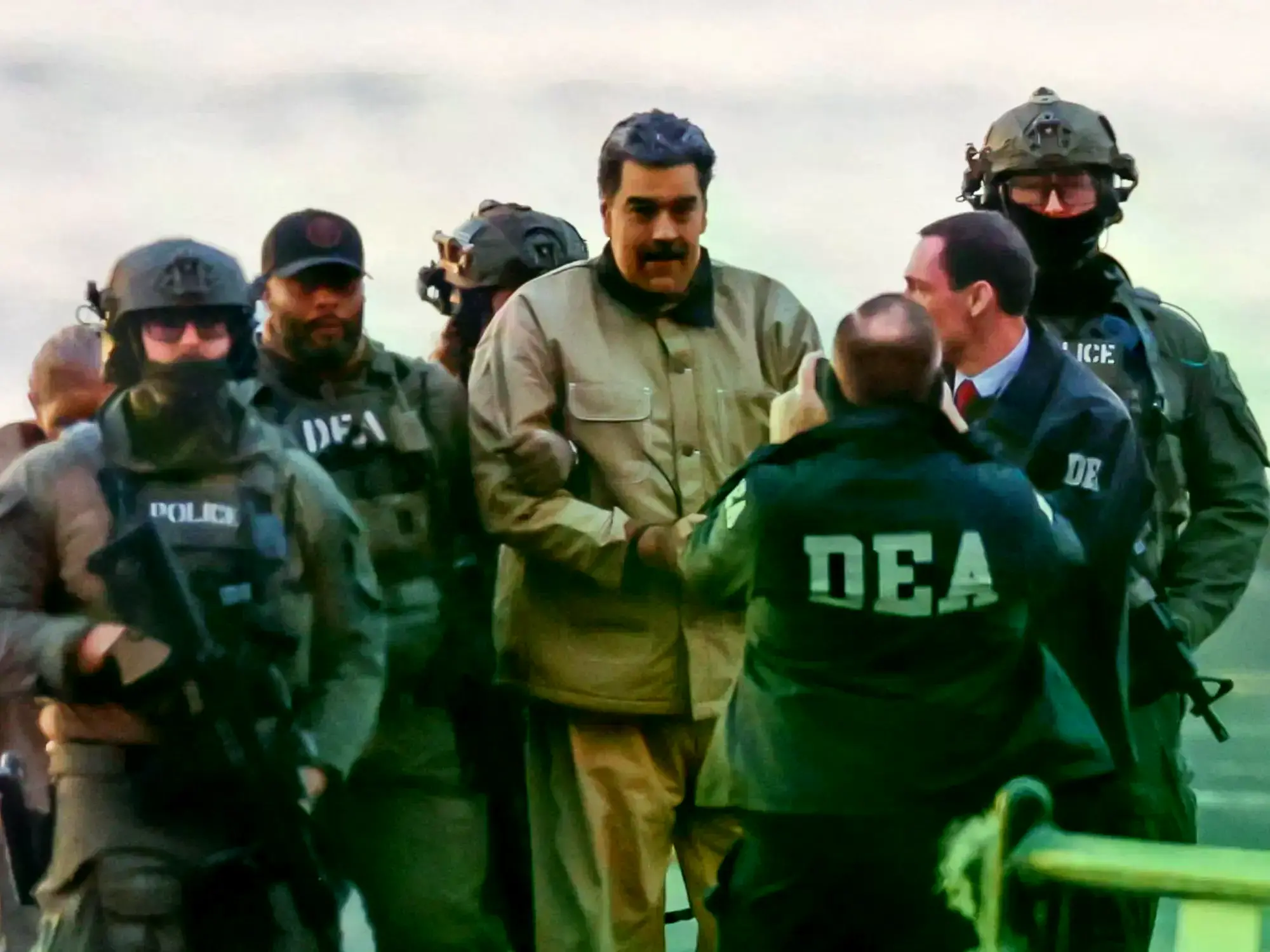 Nicolás Maduro, detenido en los Estados Unidos.