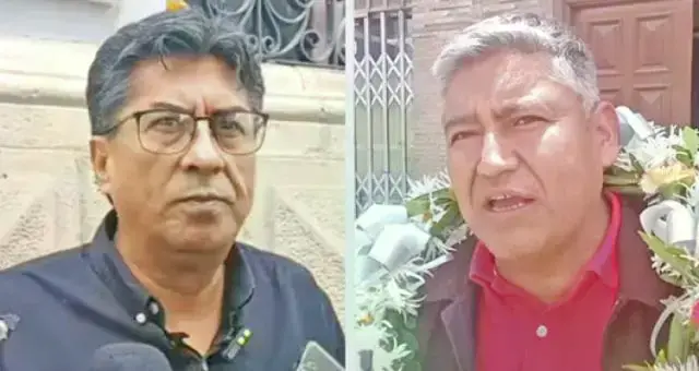 Orlando Ceballos, de AUPP, y Wilmar Aguirre, de MTS.