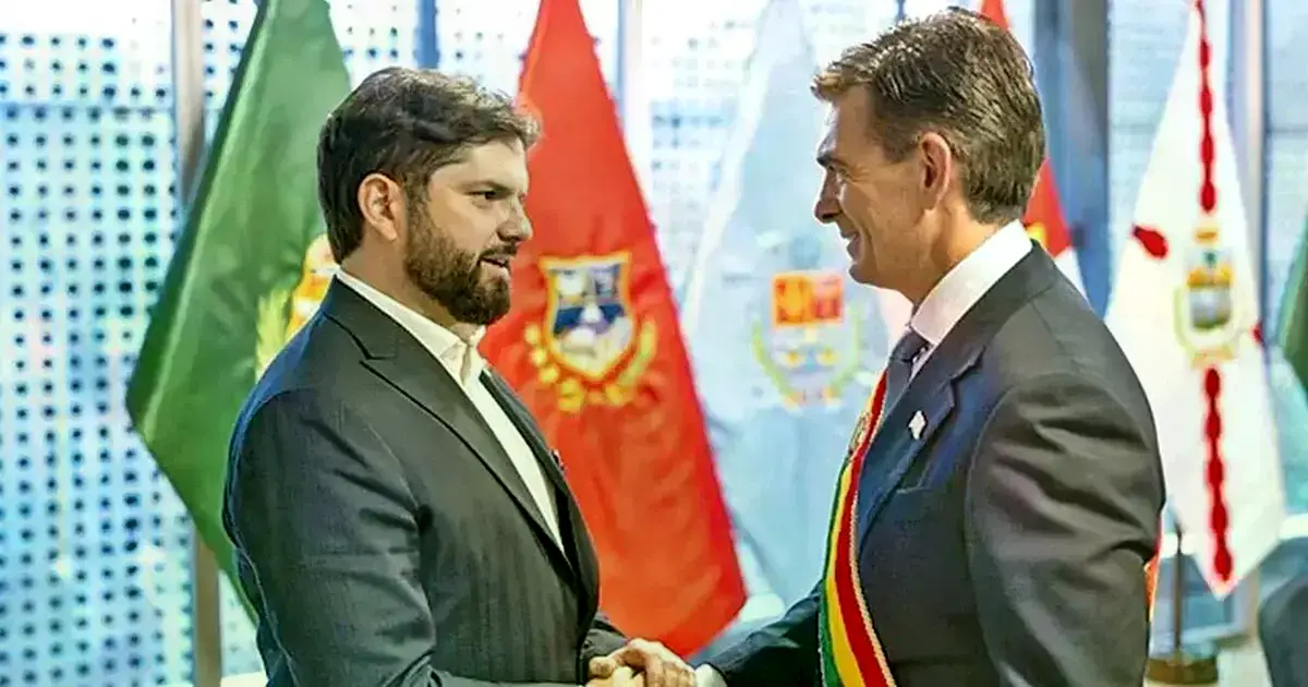 El presidente de Chile, Gabriel Boric, se reunió en noviembre con el presidente boliviano Rodrigo Paz.