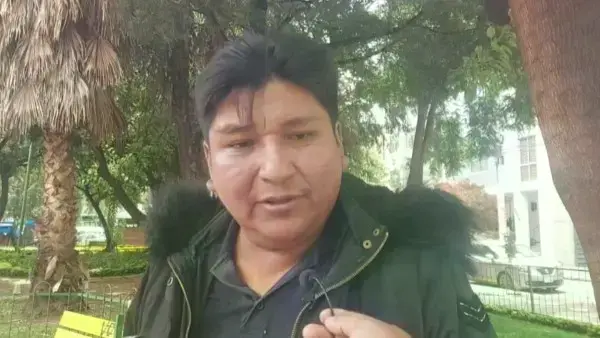 Vicente Choque, dirigente del Trópico.