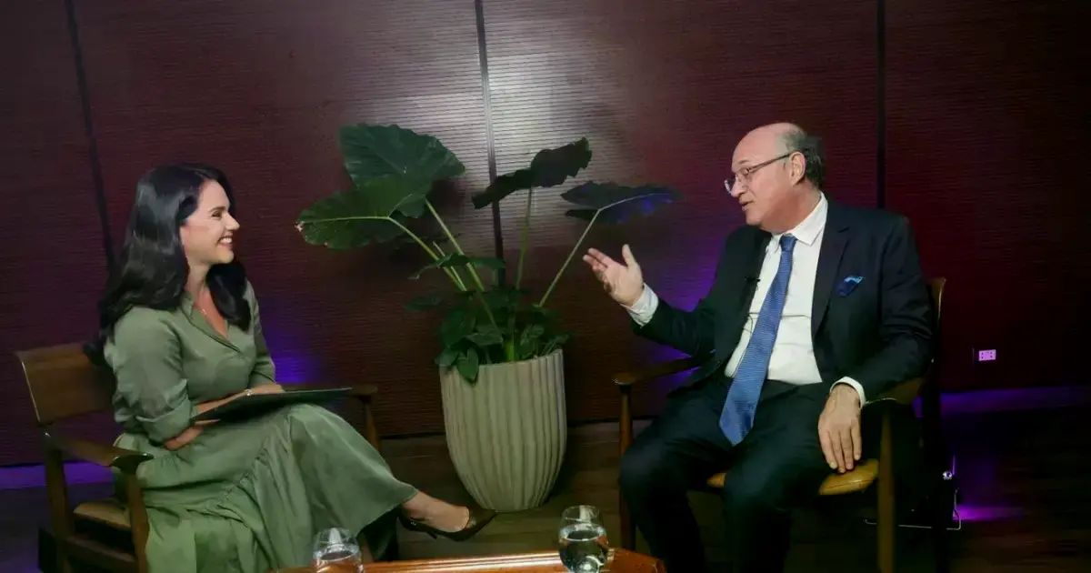 Sissi Áñez entrevistó al presidente del BID, Ilan Goldfajn, en el programa ON