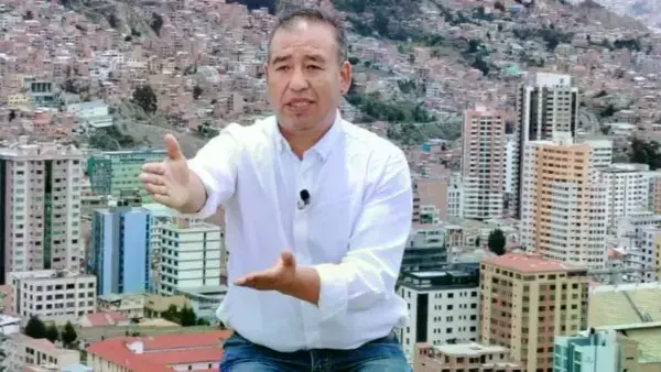 Andrés Gómez, candidato a la Gobernación de La Paz.