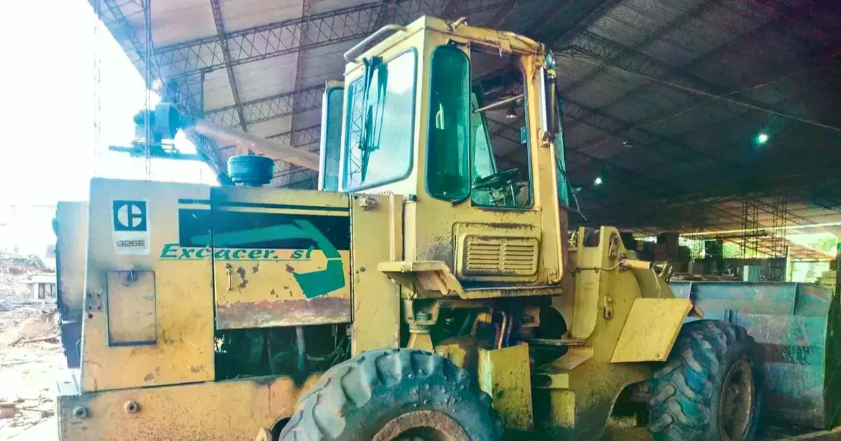 Una de las maquinarias incautadas en San Ignacio de Velasco relacionadas a los 700 kilos de cocaína.