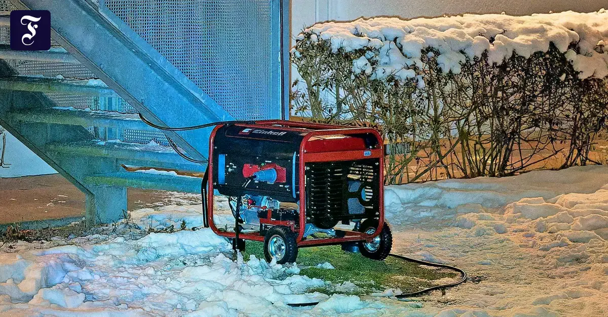 Ilustración conceptual sobre un apagón eléctrico o blackout.