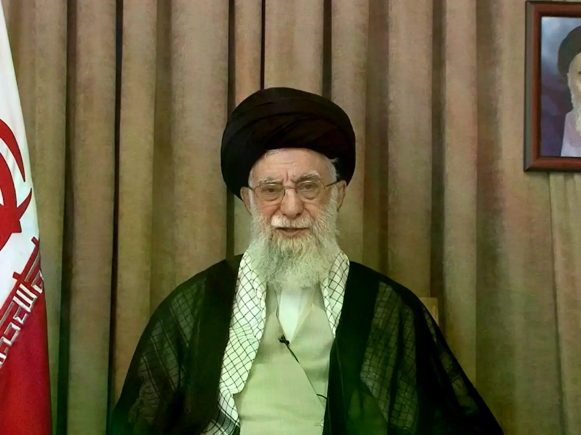 El ayatollah Ali Jamenei, durante un discurso el año pasado en Teherán.
