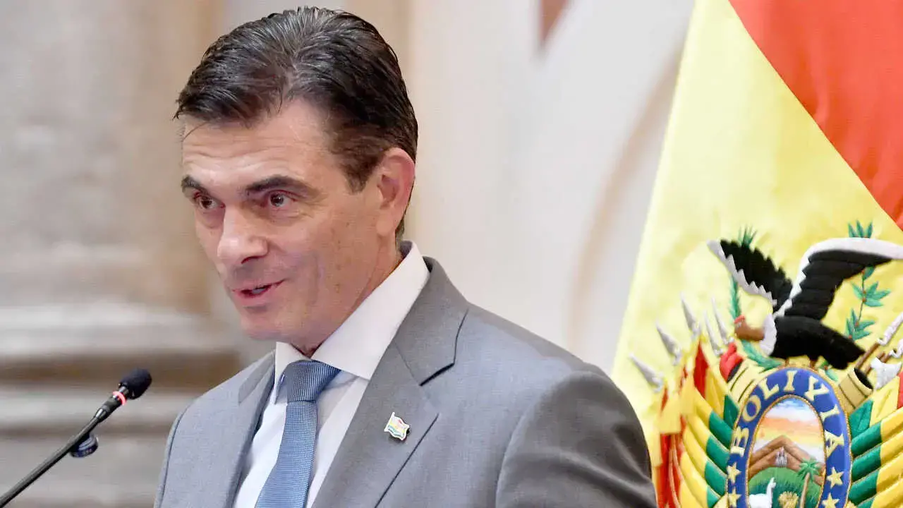 El presidente del Estado boliviano, Rodrigo Paz.