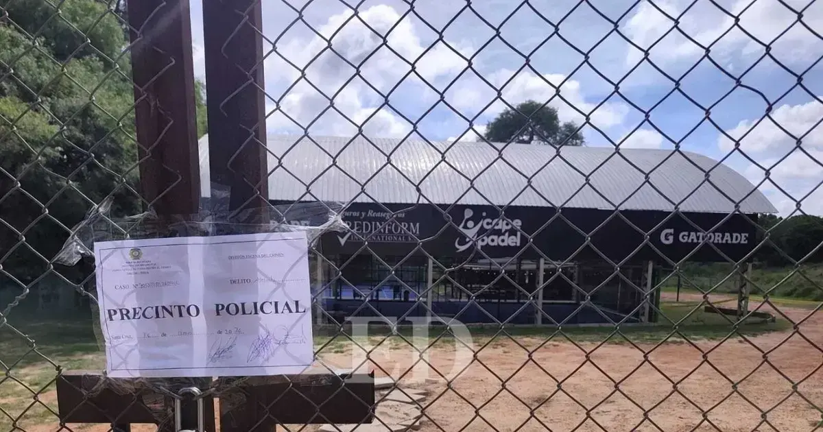 Precintan el campo deportivo donde fue asesinado un hombre