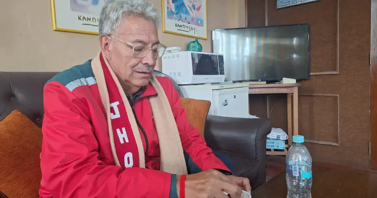 Jhonny Plata, candidato a la Alcaldía de La Paz.