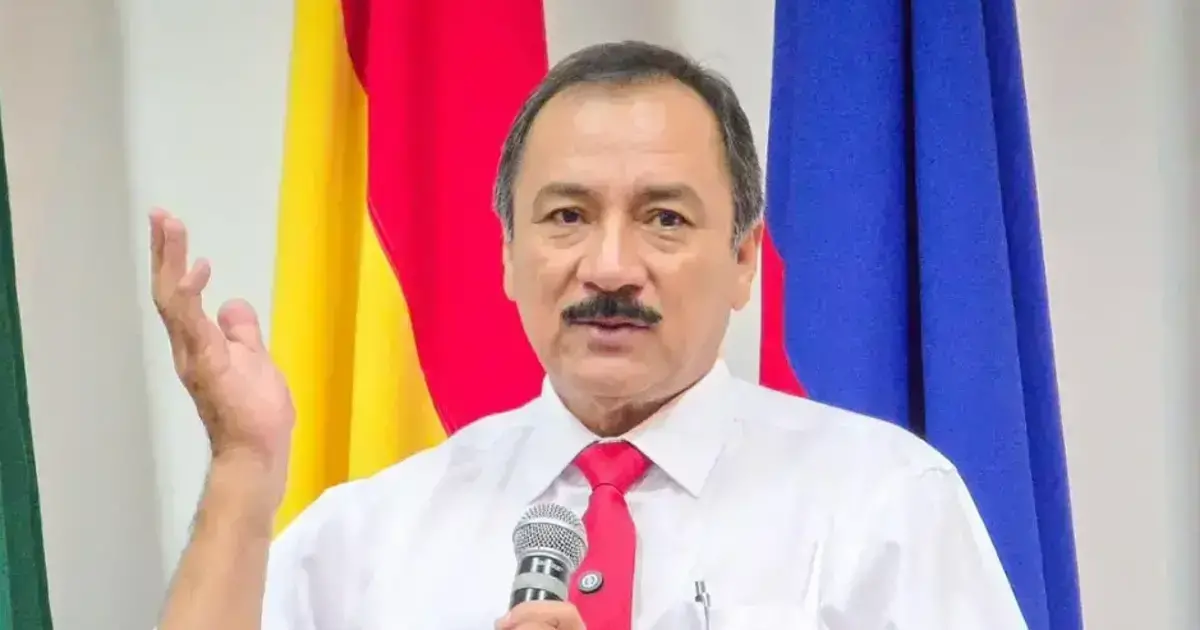 El exrector de la Uagrm, Vicente Cuéllar.