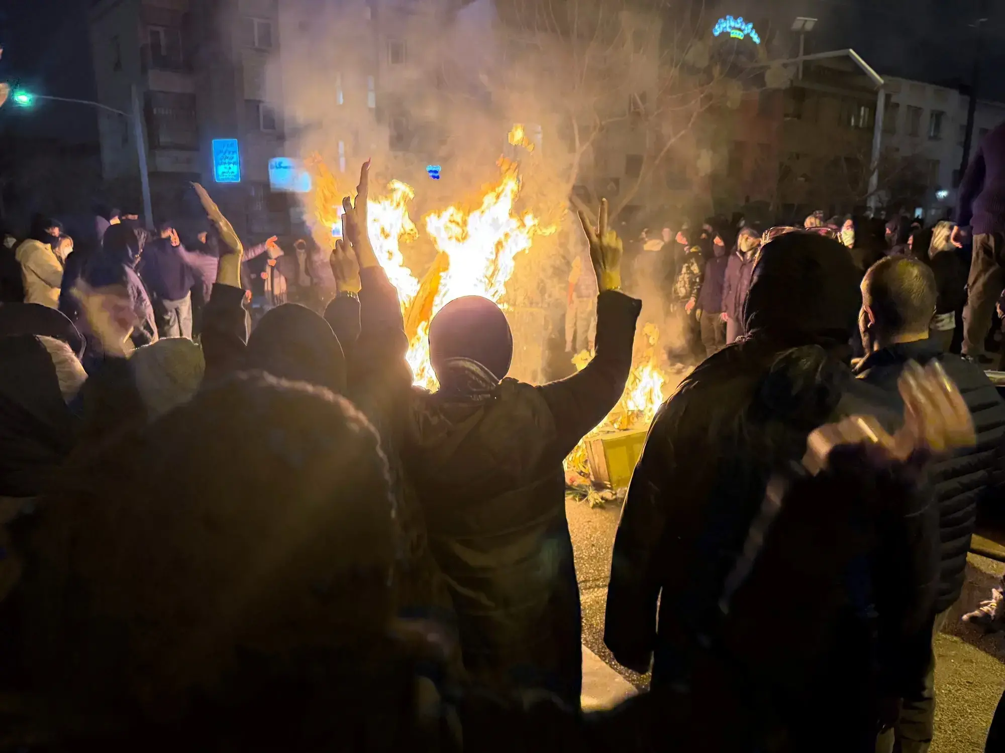 Las protestas contra el régimen de Irán fueron duramente reprimidas.