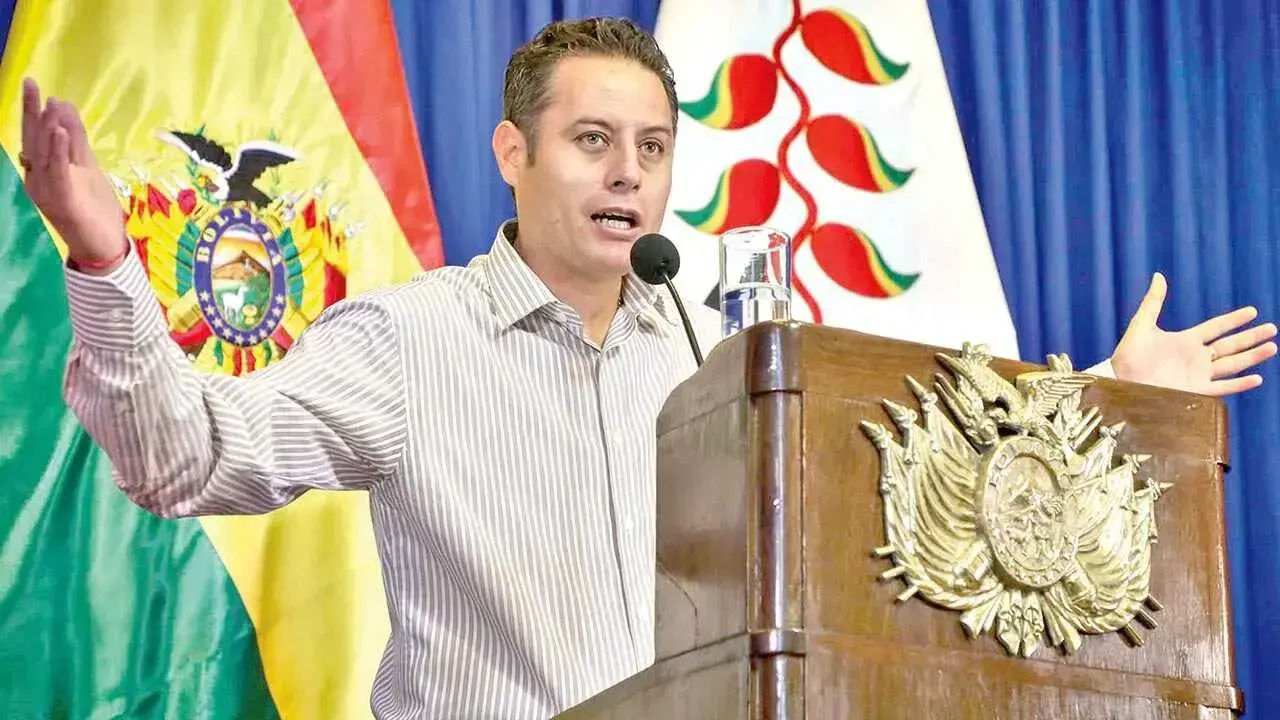 El vicepresidente de Bolivia, Edmand Lara.