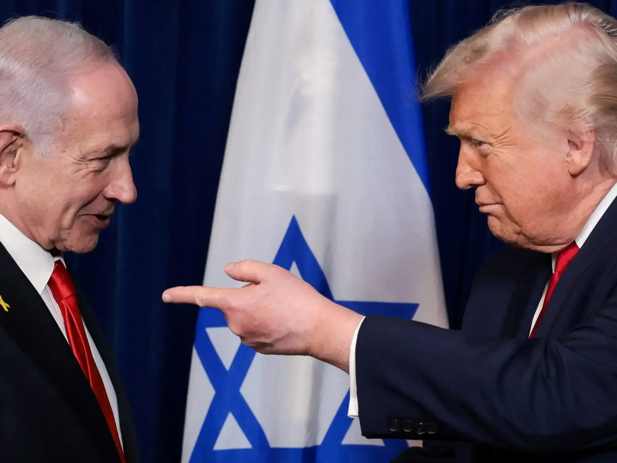 Donald Trump y Benjamin Netanyahu.