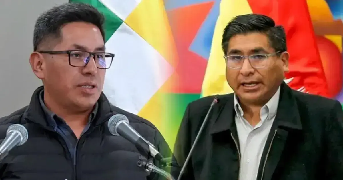 Néstor Huanca y Zenón Mamani, exministros del gobierno de Luis Arce.