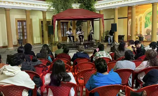 El homenaje en la Casa Municipal de la Cultura, en Sucre.