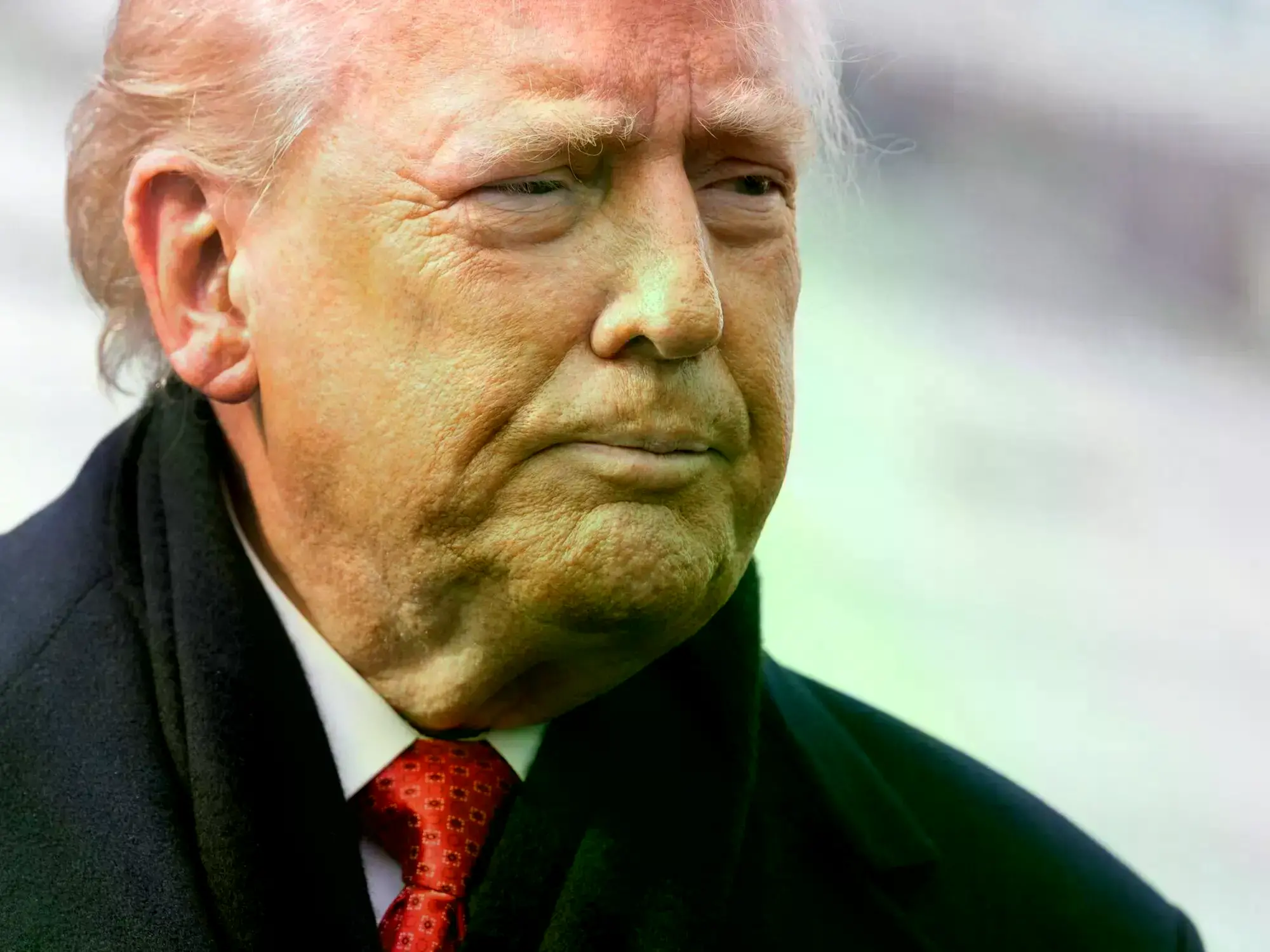 Trump en el Jardín Sur de la Casa Blanca.