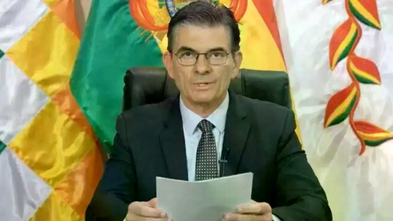 El presidente Rodrigo Paz en su primer mensaje a la nación.