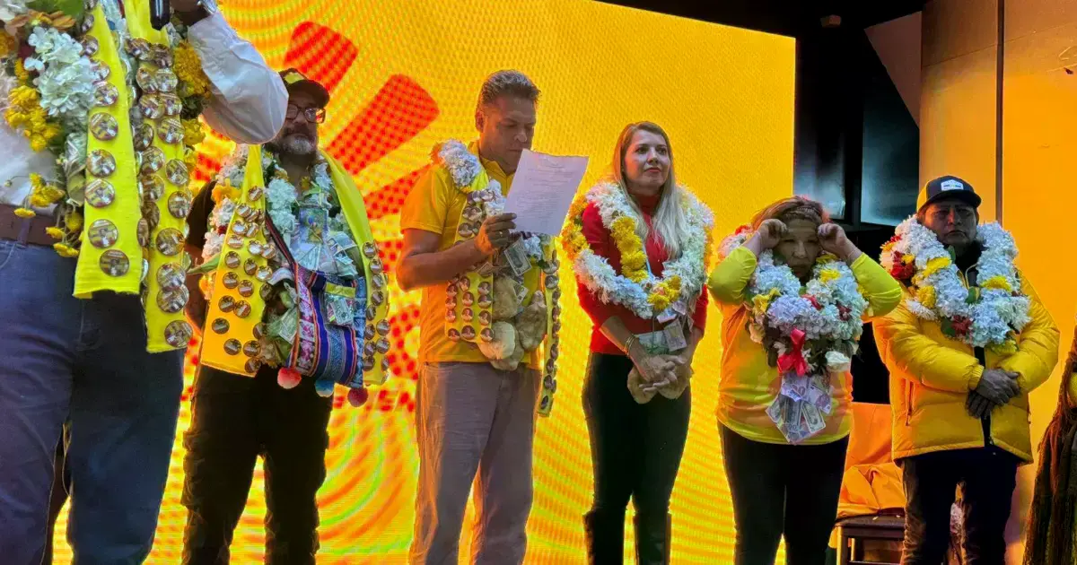 Alianza Patria Sol presenta a sus candidatos a la Alcaldía y la Gobernación de La Paz