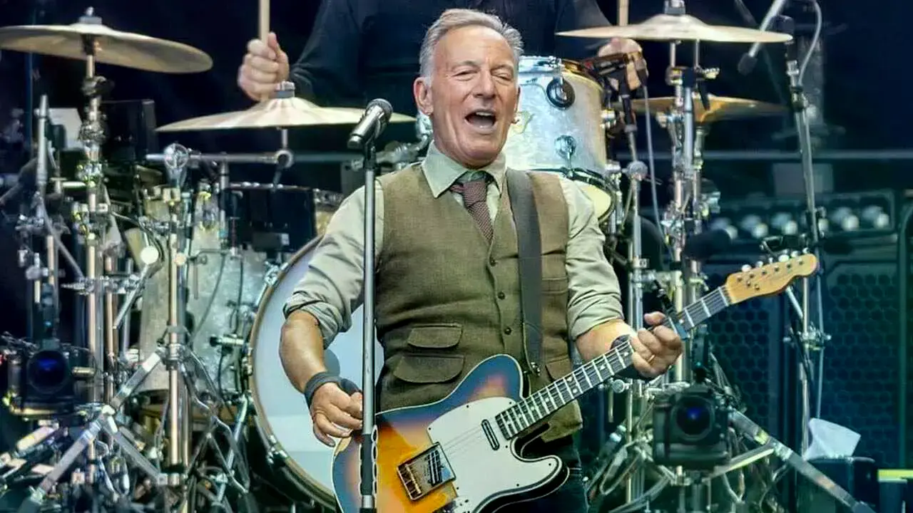 El ícono del rock de Nueva Jersey, Bruce Springsteen.