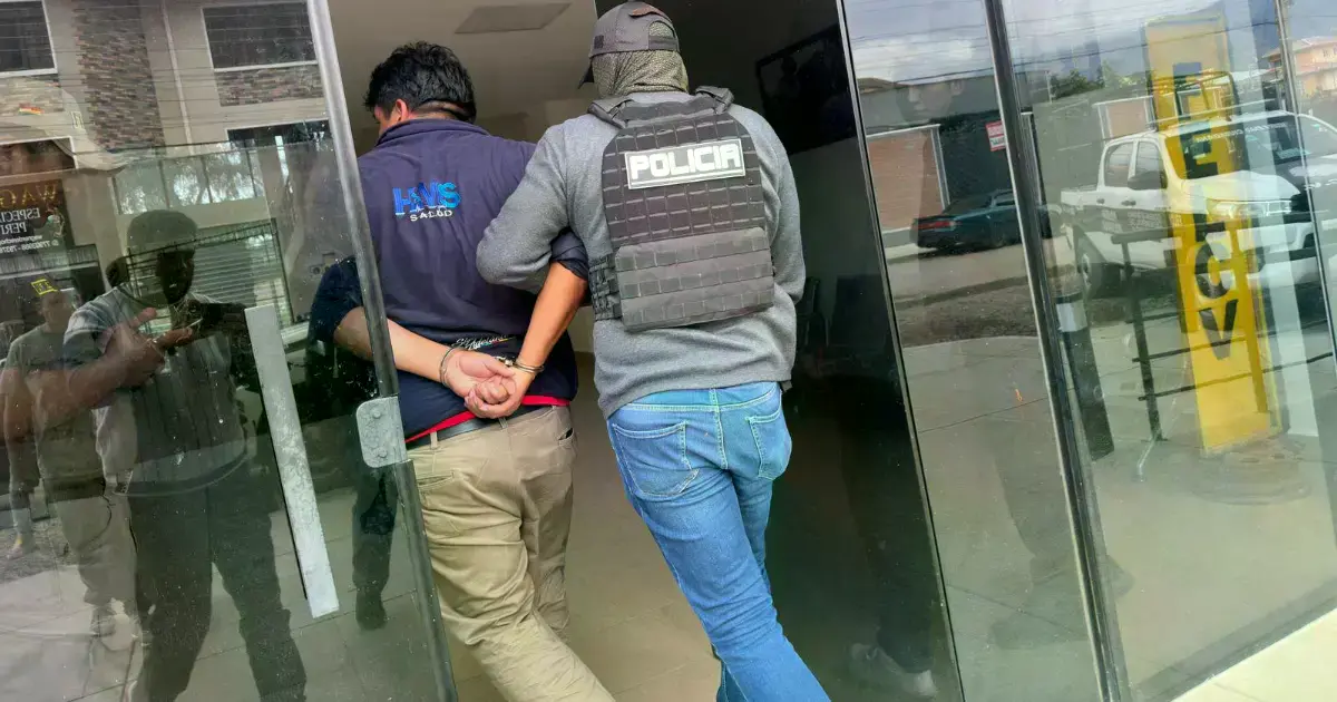 Momento de la aprehensión de O.M.A.R., autor confeso del feminicidio