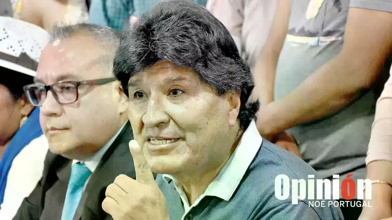 El expresidente Evo Morales (c) en una imagen de archivo.