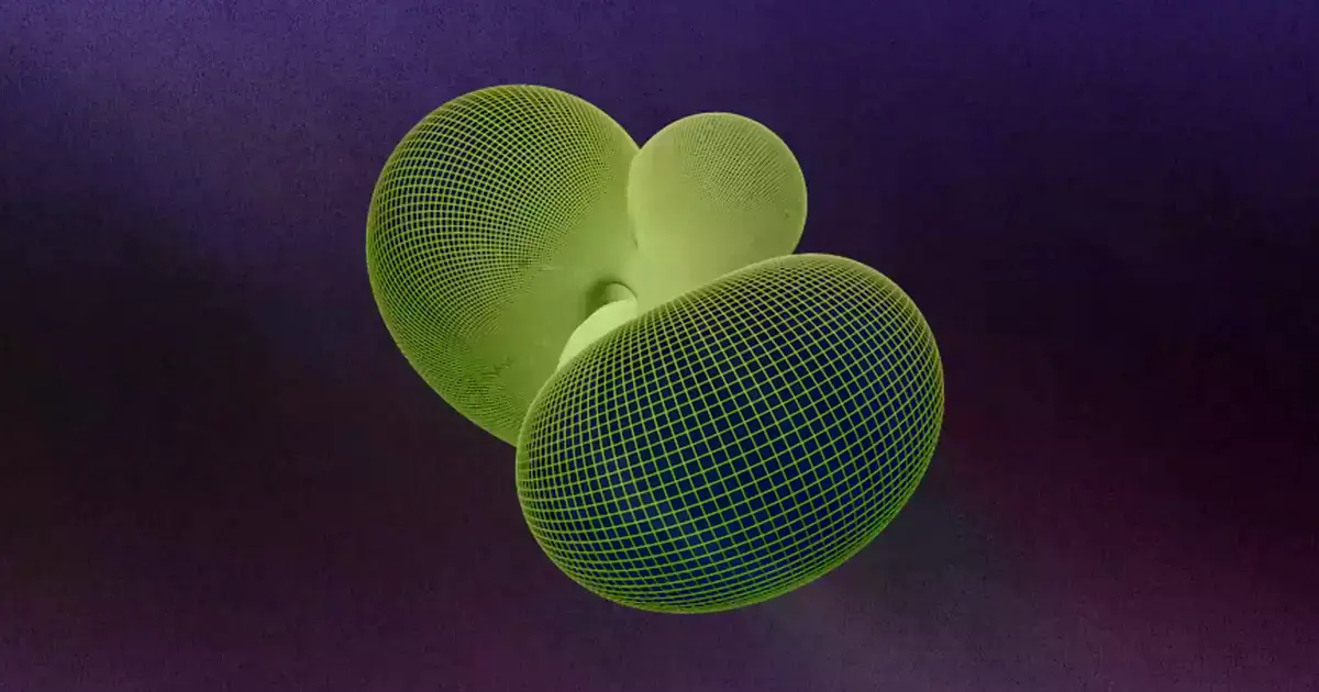 Representación visual de un par de superficies toroidales que forman un "par de Bonnet compacto".