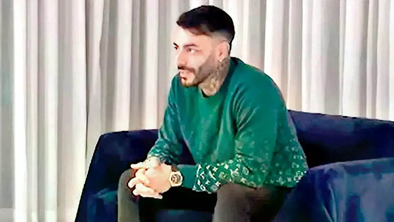 Una imagen de Sebastián Marset, durante una entrevista que brindó en Uruguay.