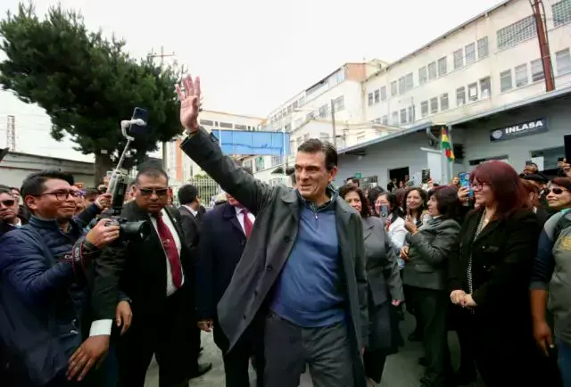 El presidente de Bolivia, Rodrigo Paz.