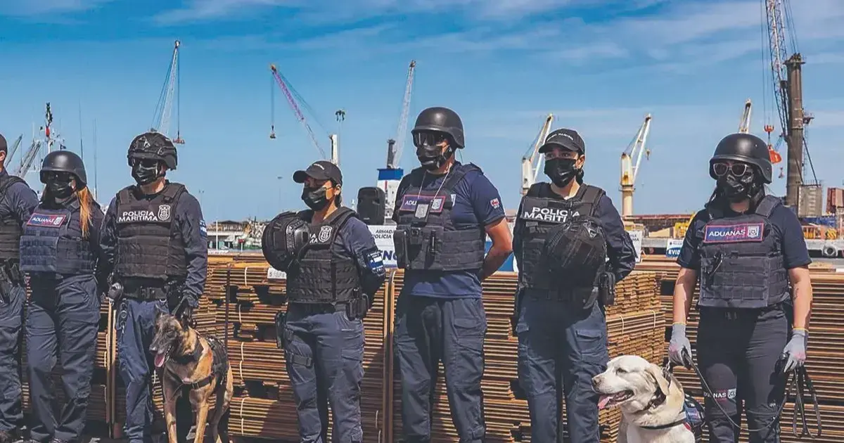 El operativo en que se reveló el millonario caso.