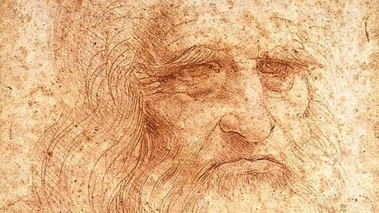 Retrato Leonardo Da Vinci.
