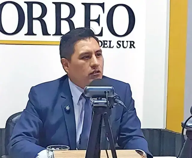 Jeyson Auza, candidato a Alcalde de la Alianza de Unidad Por los Pueblos (AUPP).