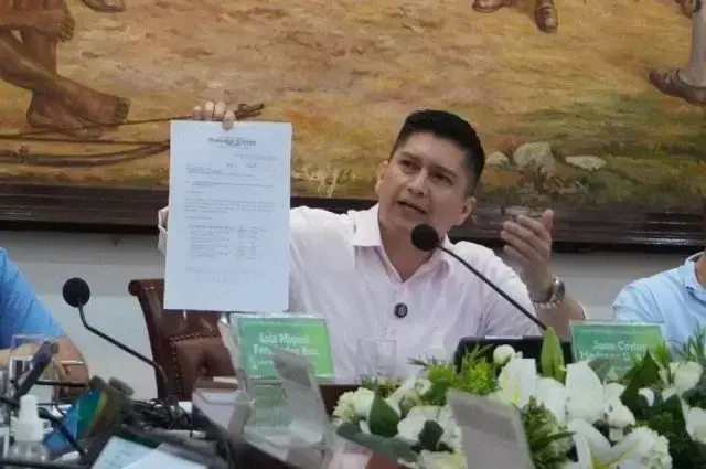 El candidato a la Gobernación de Santa Cruz, Juan Carlos Medrano.