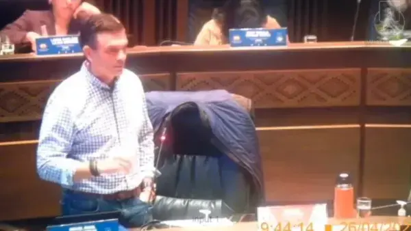 Captura de pantalla de declaraciones de Rodrigo Paz.