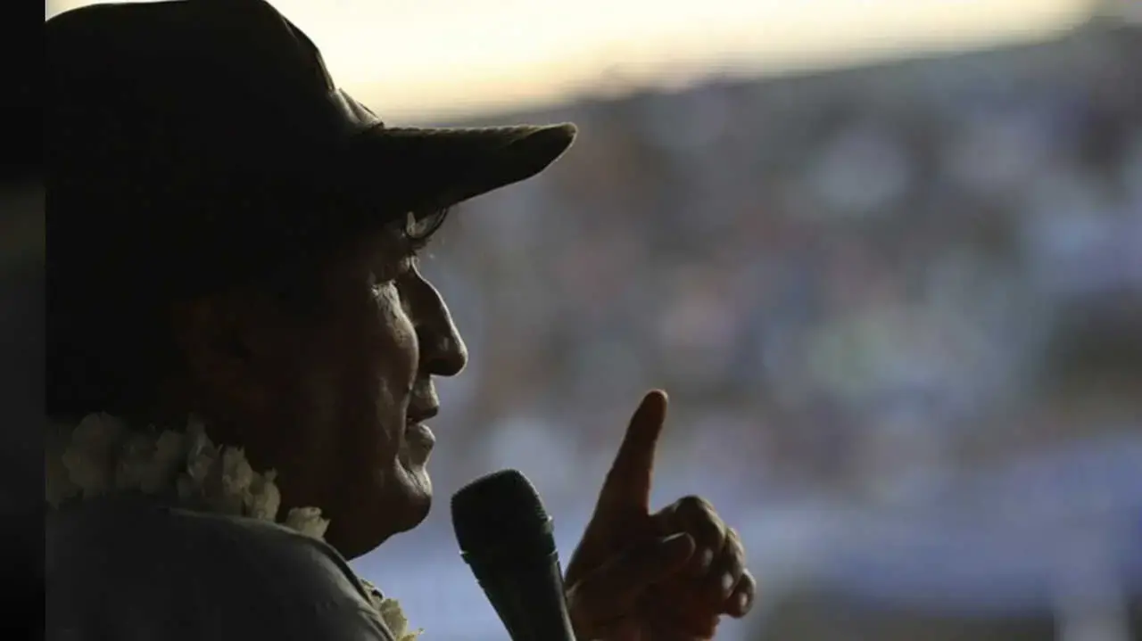 El expresidente, Evo Morales.