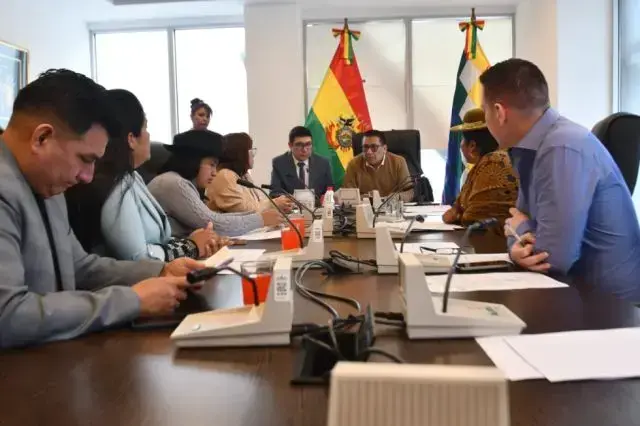 La sesión de la Comisión de Justicia Plural de este miércoles.