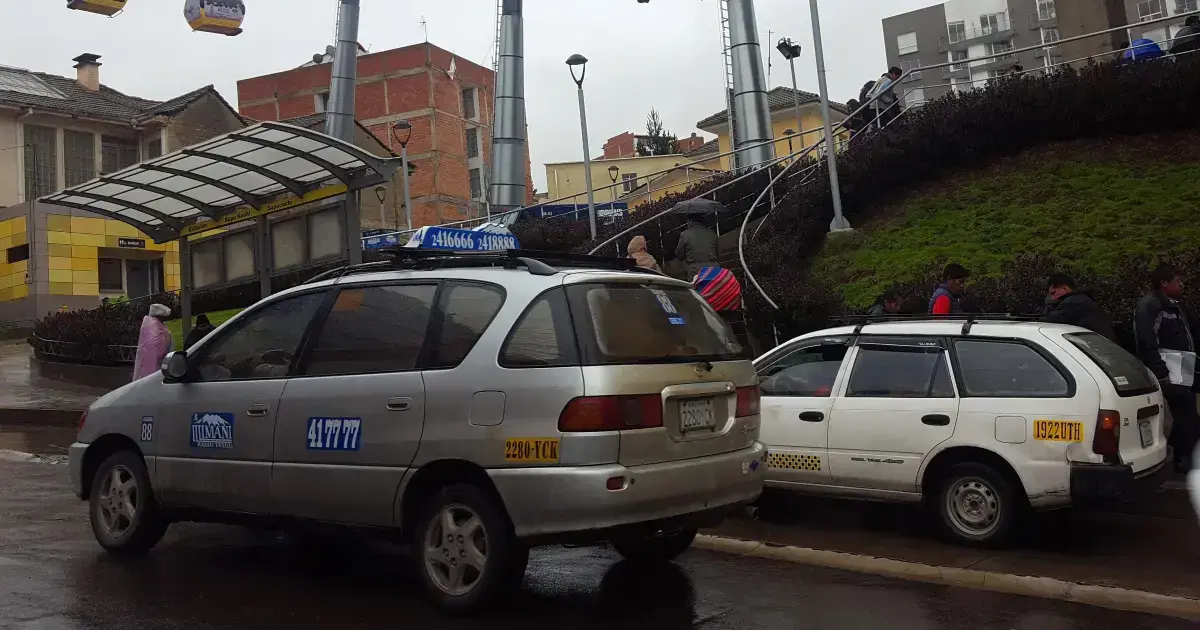 Imagen referencial de un taxi.