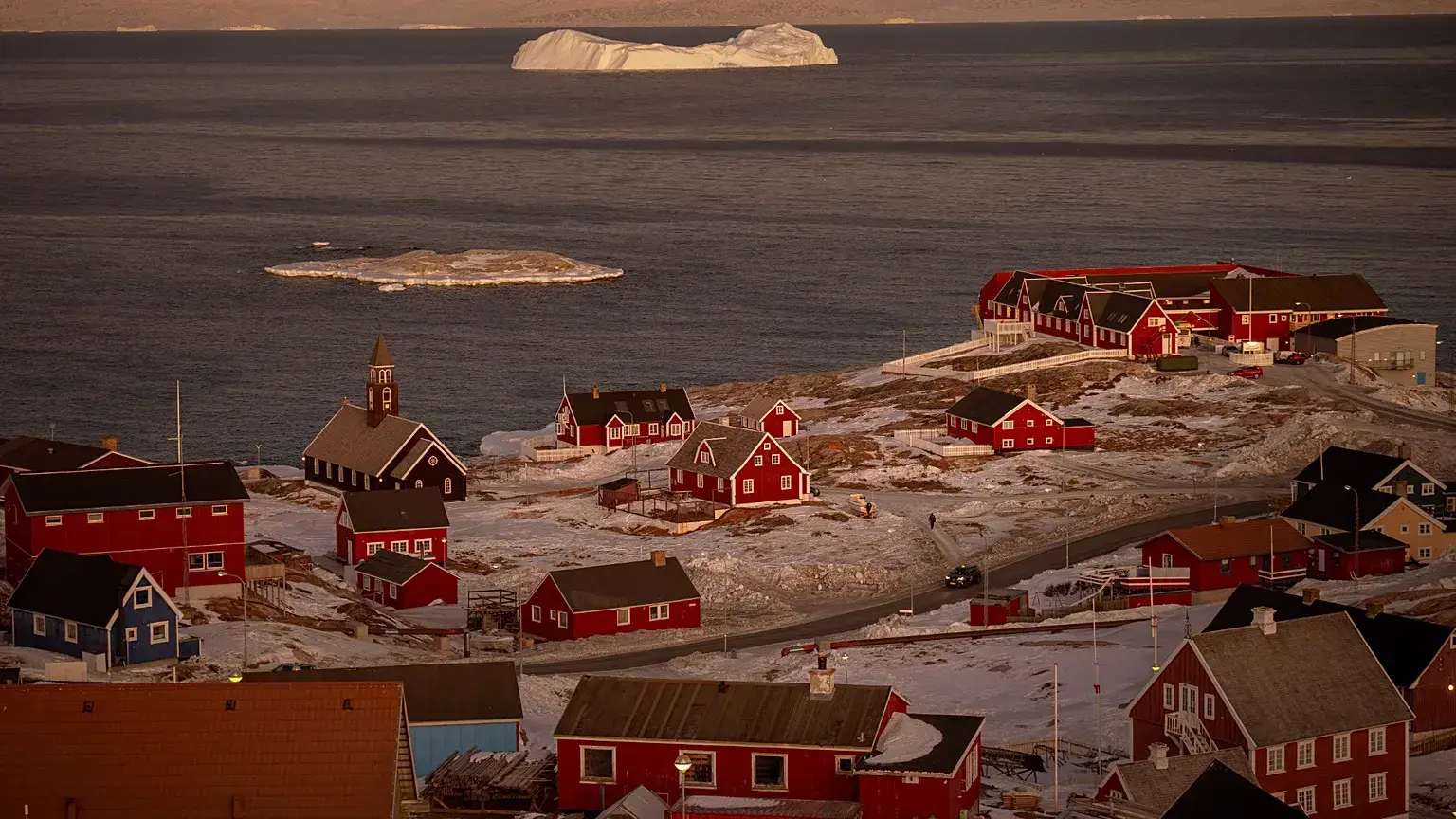 La ciudad de Ilulissat, Groenlandia.
