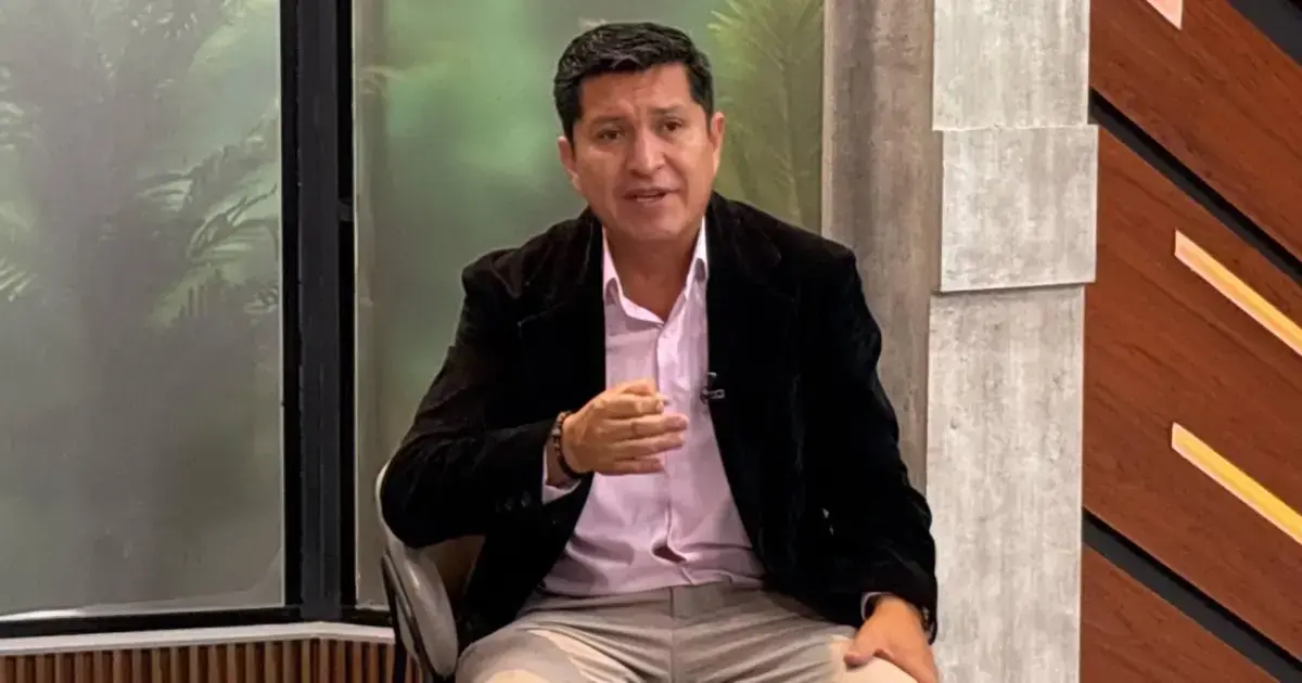 John Mendoza, candidato a la Alcaldía de Cochabamba.
