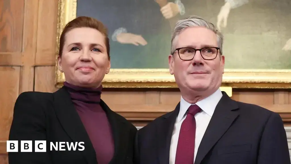 La primera ministra danesa Mette Frederiksen y Sir Keir Starmer se reúnen en Chequers.