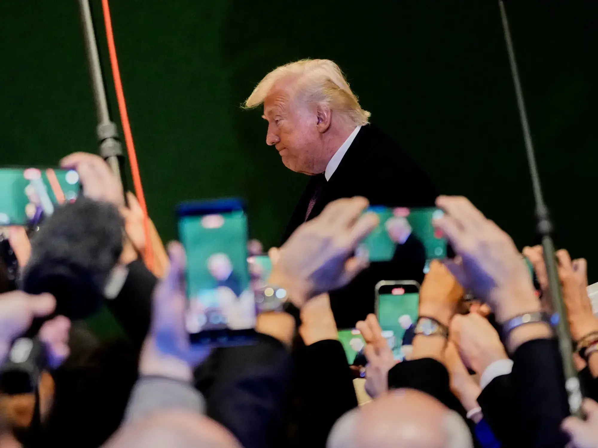 Donald Trump tras la firma de su Junta de la Paz en Davos.